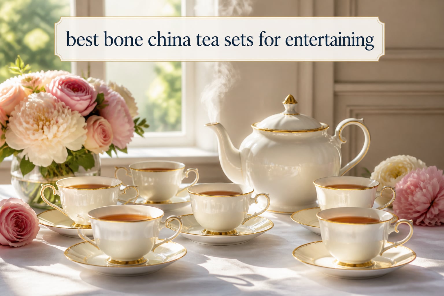 best bone china tea sets for entertaining
