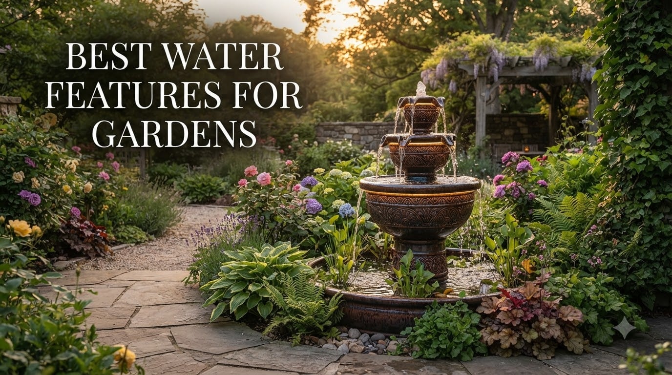 best water features for gardens