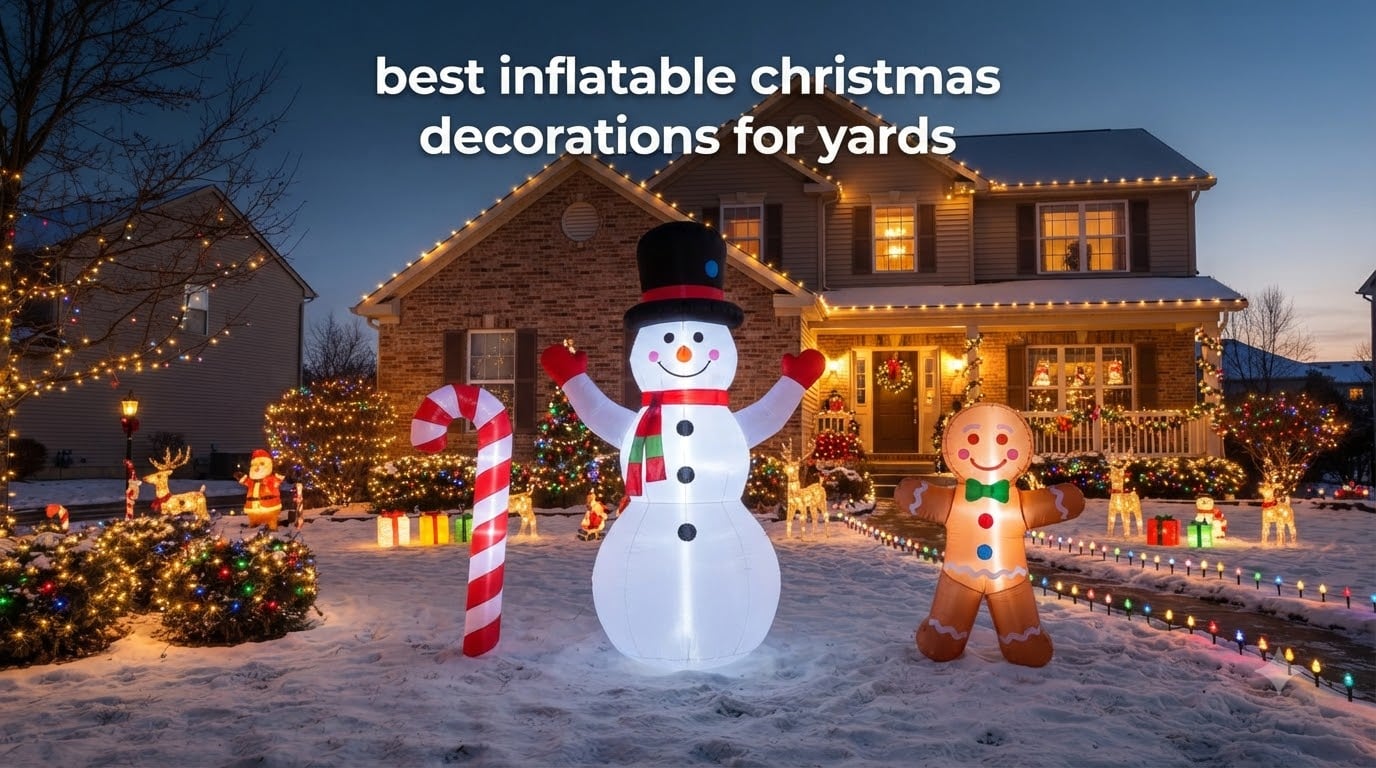 best inflatable christmas decorations for yards