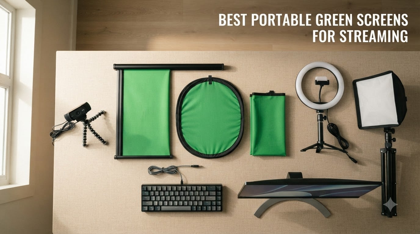 best portable green screens for streaming