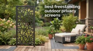 best freestanding outdoor privacy screens