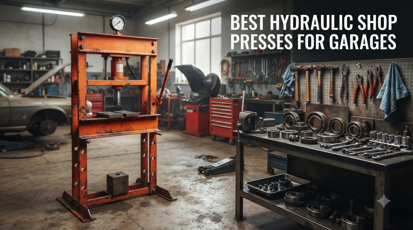 best hydraulic shop presses for garages