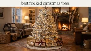 best flocked christmas trees