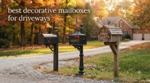 best decorative mailboxes for driveways