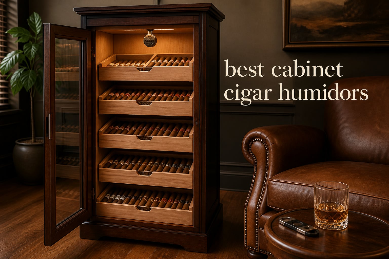 best cabinet cigar humidors