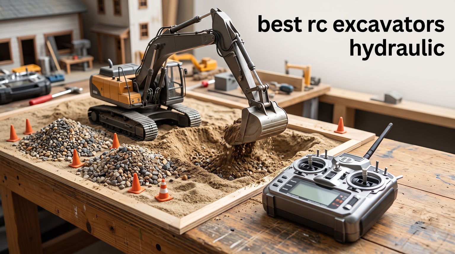 best rc excavators hydraulic