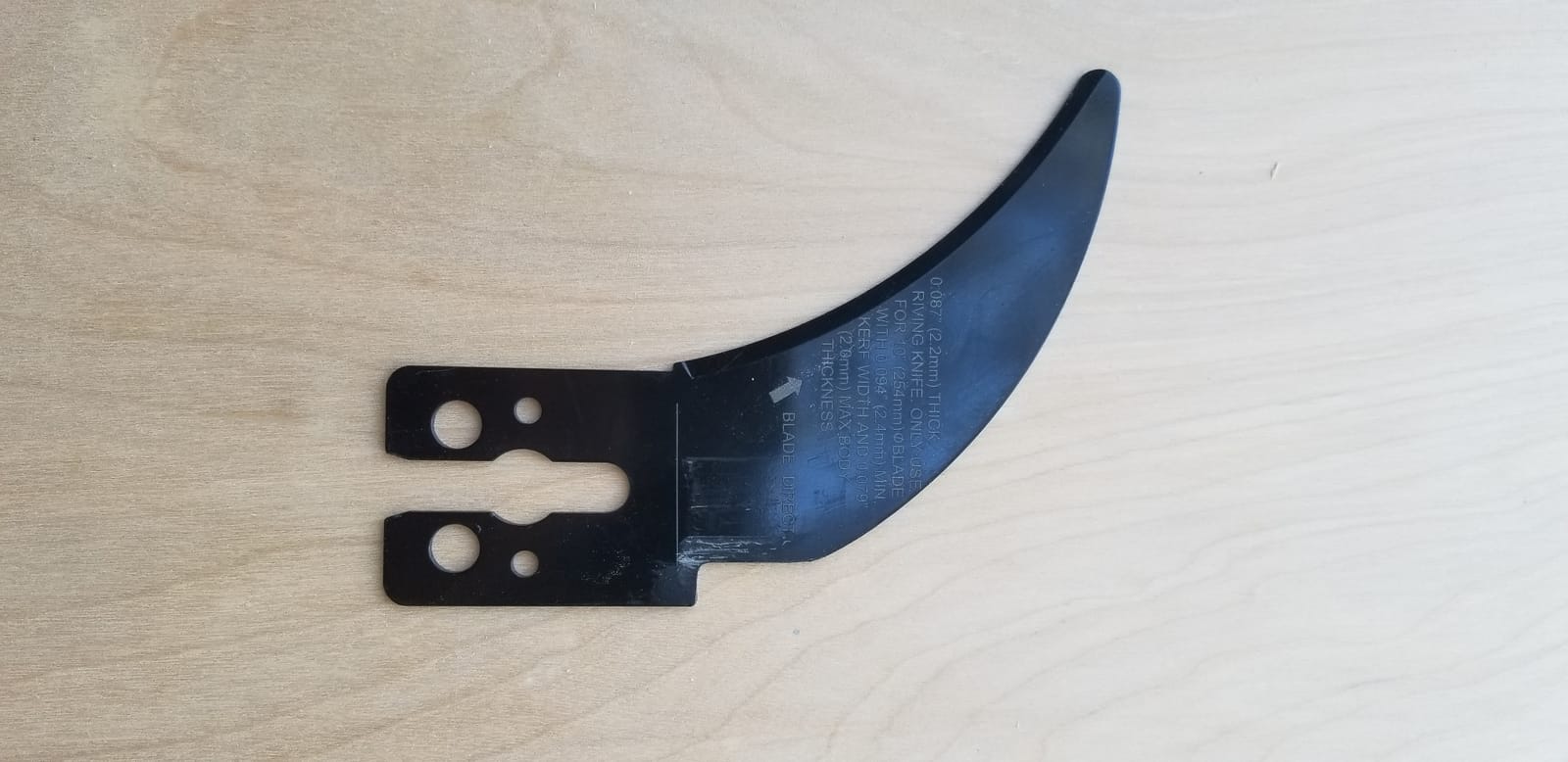 Leecraft DW-2 Zero-Clearance Table Saw Insert for DeWalt Model DW744 and DW746 customer photo 1