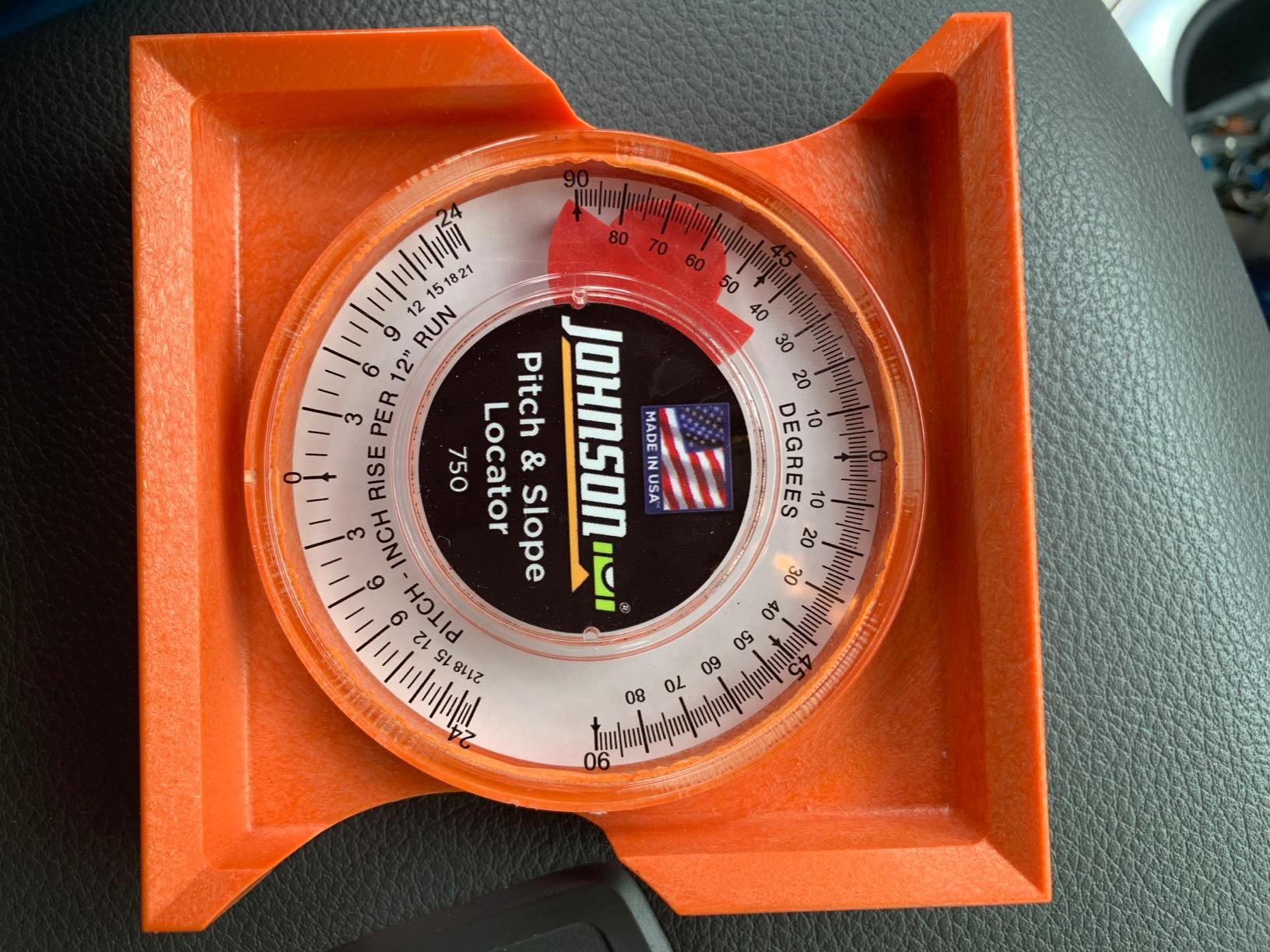 Johnson Level & Tool 750 Pitch & Slope Locator, Orange, 1 Locator customer photo 1