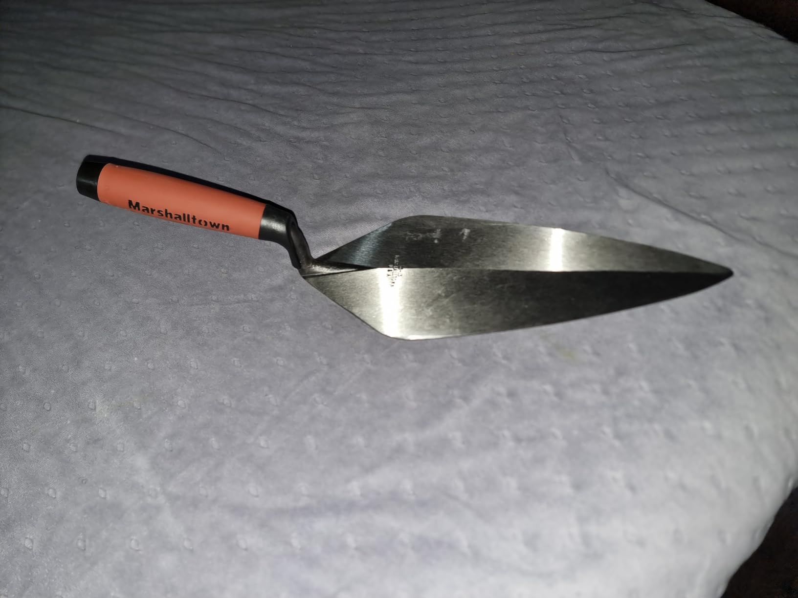 MARSHALLTOWN London Brick Trowel, 12 x 5 1/8 Inch, Assembled in the USA customer photo 2