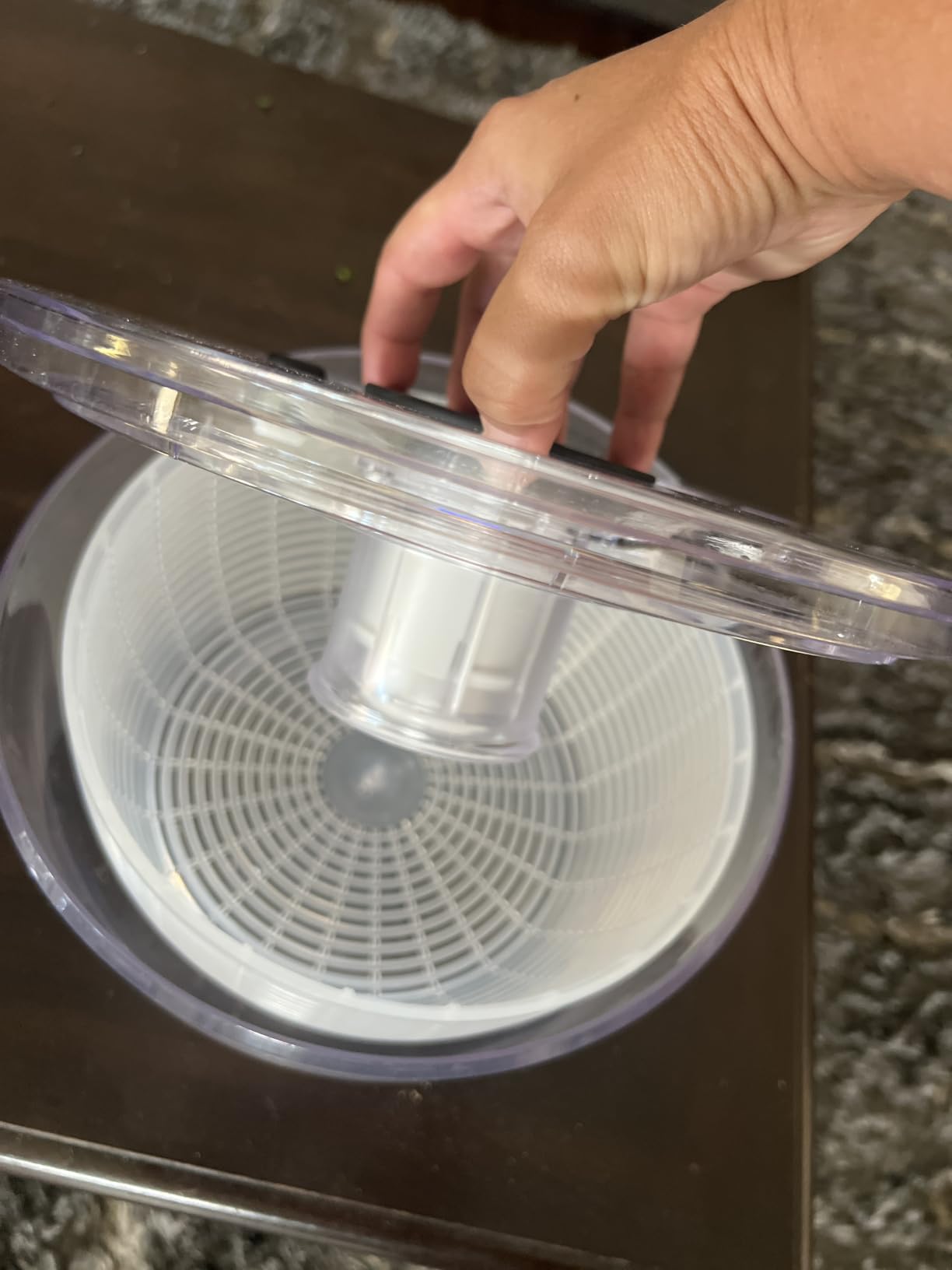 OXO Good Grips 6.22 Qt Salad Spinner, Vegetable Washer with Bowl & Strainer customer photo 1