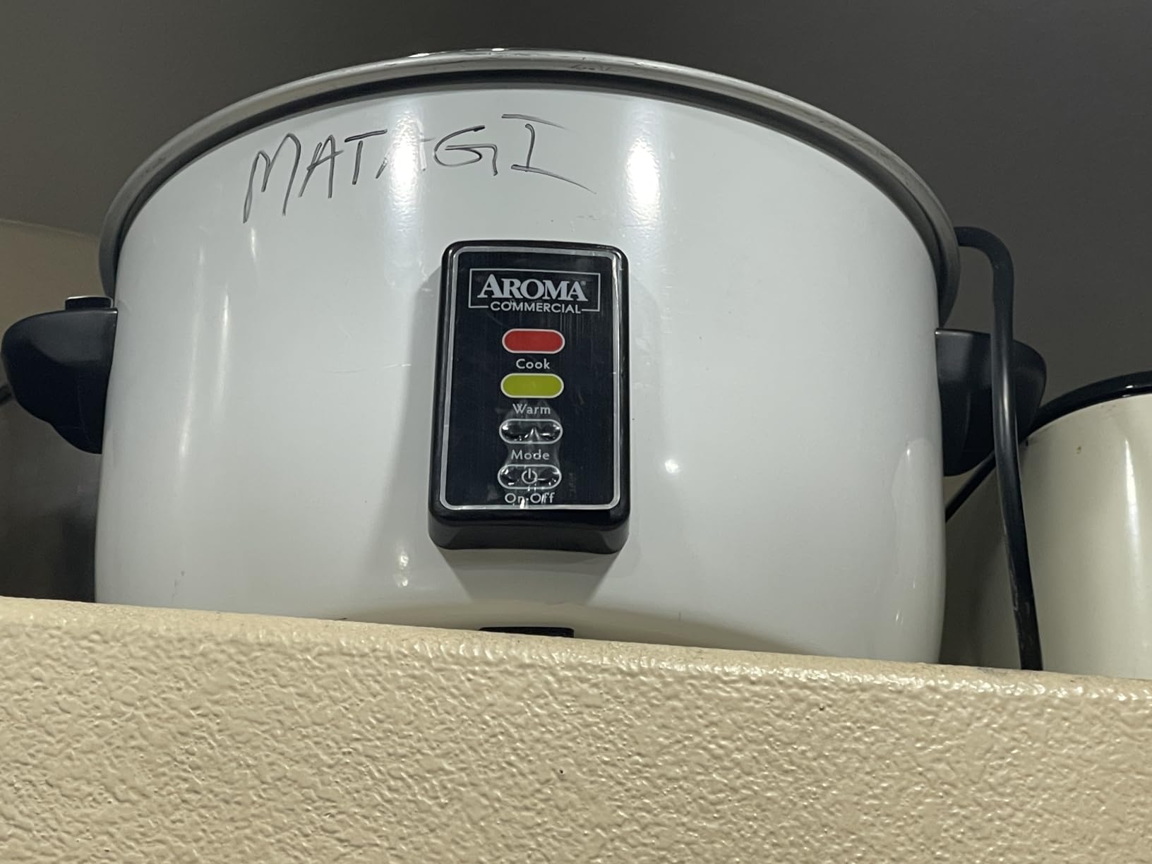 Aroma Housewares 60-Cup (Cooked) (30-Cup UNCOOKED) Commercial Rice Cooker (ARC-1033E),White customer photo 2