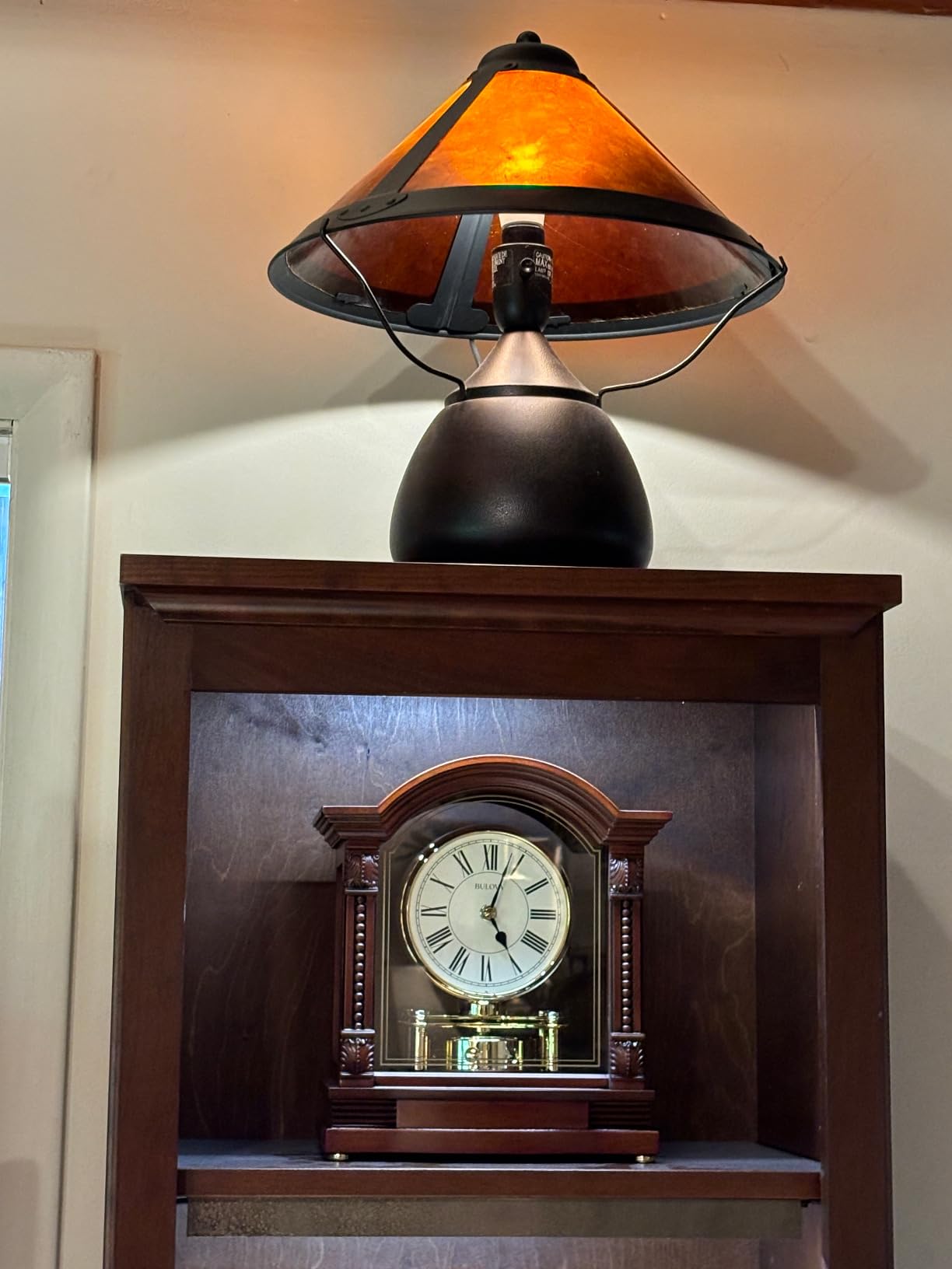 Bulova B1987 Bardwell Clock customer photo 2
