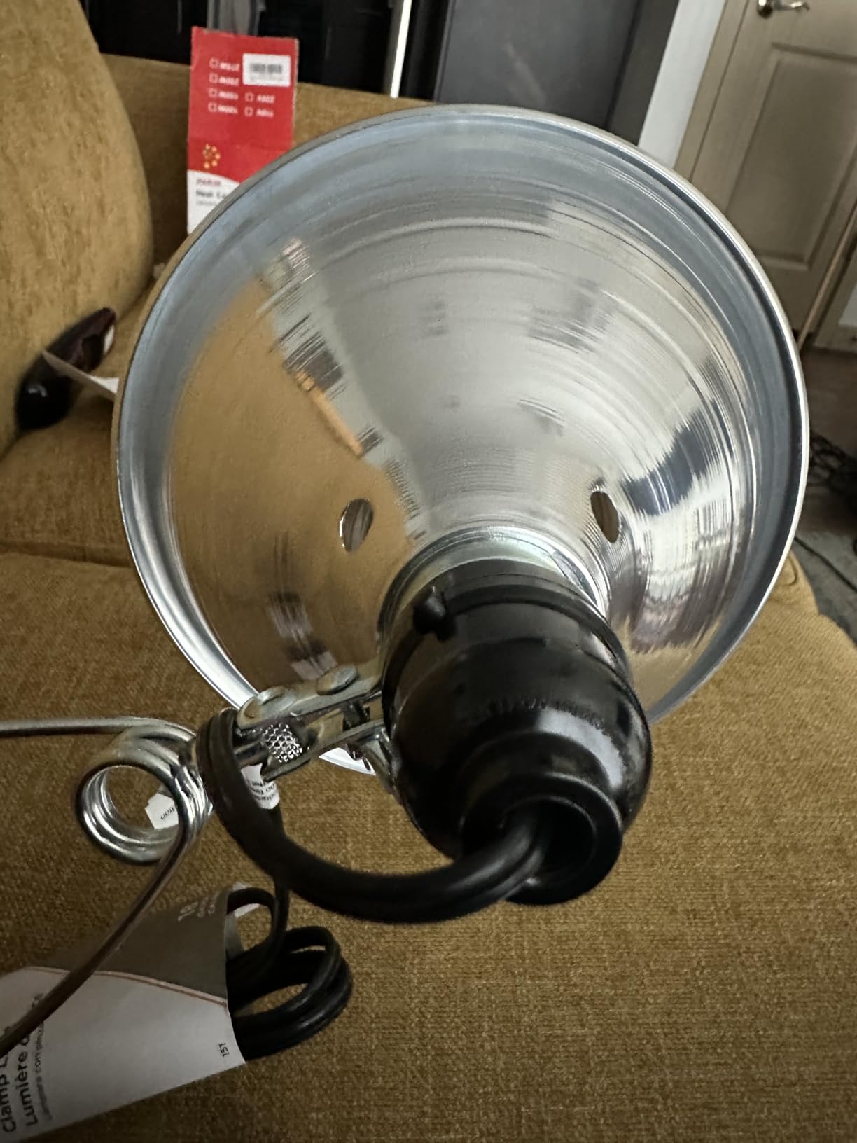 Woods Clamp Lamp Light with Aluminum Reflector; 150W; UL Listed; 6- Foot Cord customer photo 1