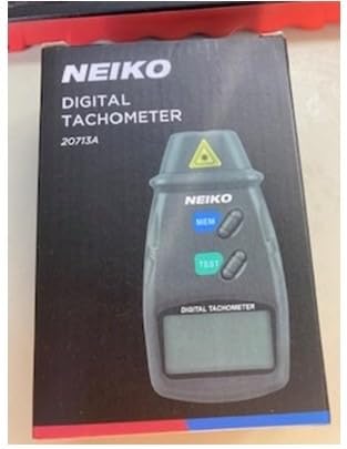 NEIKO 20713A Digital Tachometer, Noncontact Laser Photo Sensor with 2.5 to 99,999 RPM Accuracy, RPM Gauge Marker with Batteries Included customer photo 2