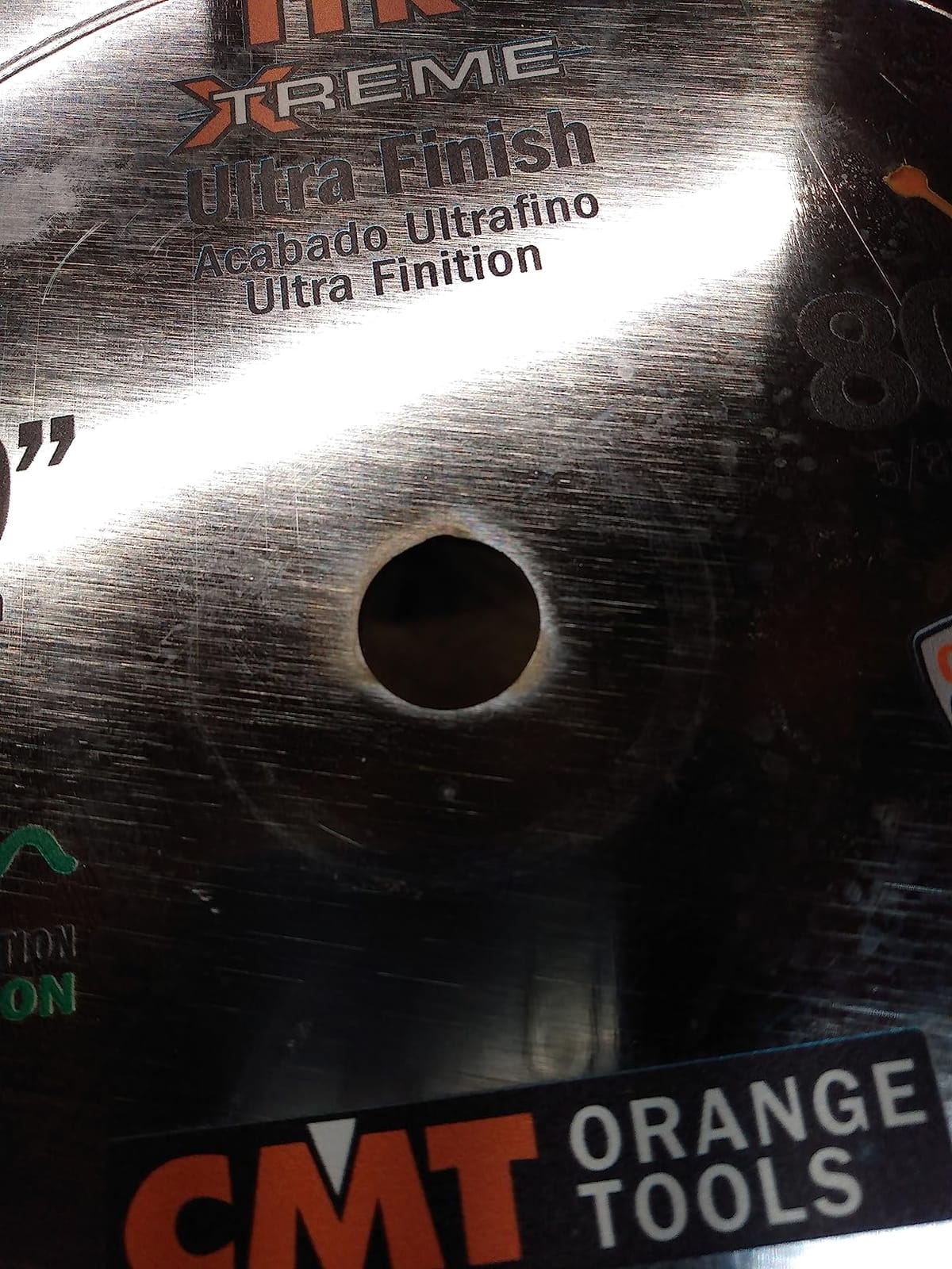 CMT Orange Tools 255.080.10 - Ultra Fine Finishing Saw Blade D=10 B=5/8 ß=Hi-ATB 30 K=0.110 P=0.071 a=5 customer photo 1