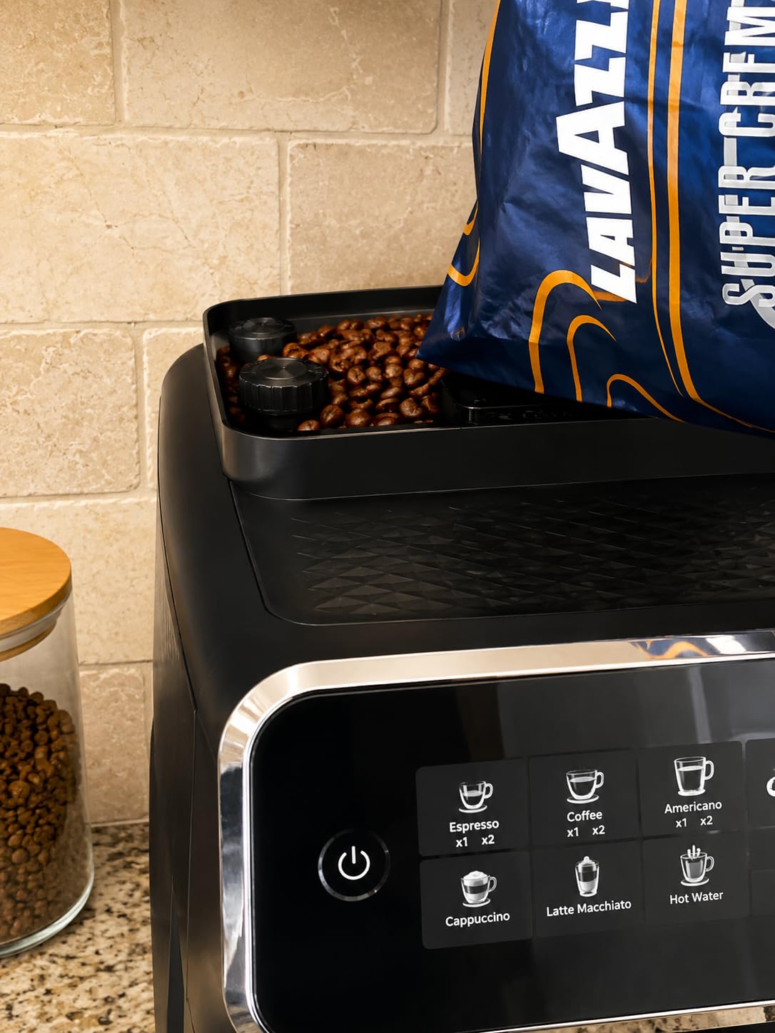 Lavazza Super Crema Whole Bean Coffee, Medium Espresso Roast, Arabica and Robusta Blend, 2.2 lb Bag, Package May Vary (Pack of 1) customer photo 2