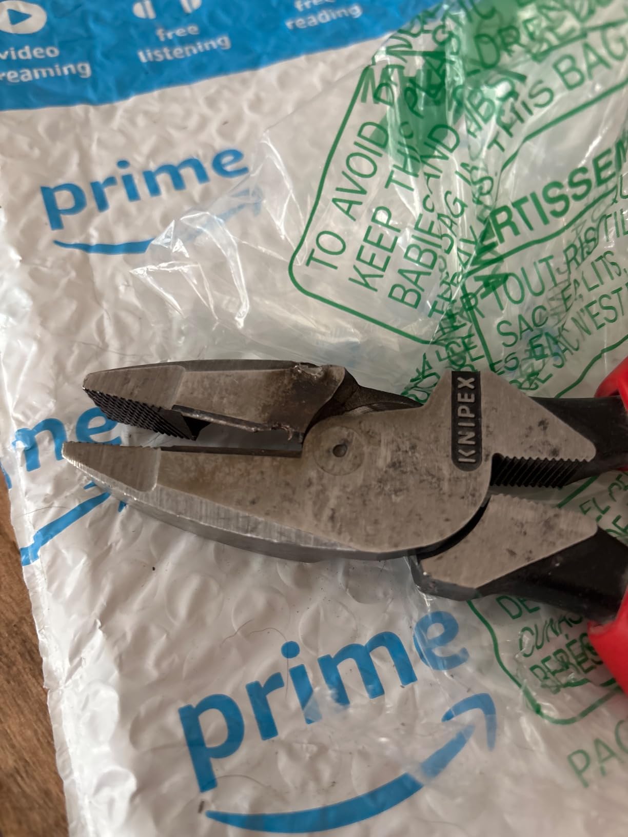 KNIPEX Tools - High Leverage Lineman's, New England Head, Multi-Component (0902240SBA), 9 inches customer photo 2