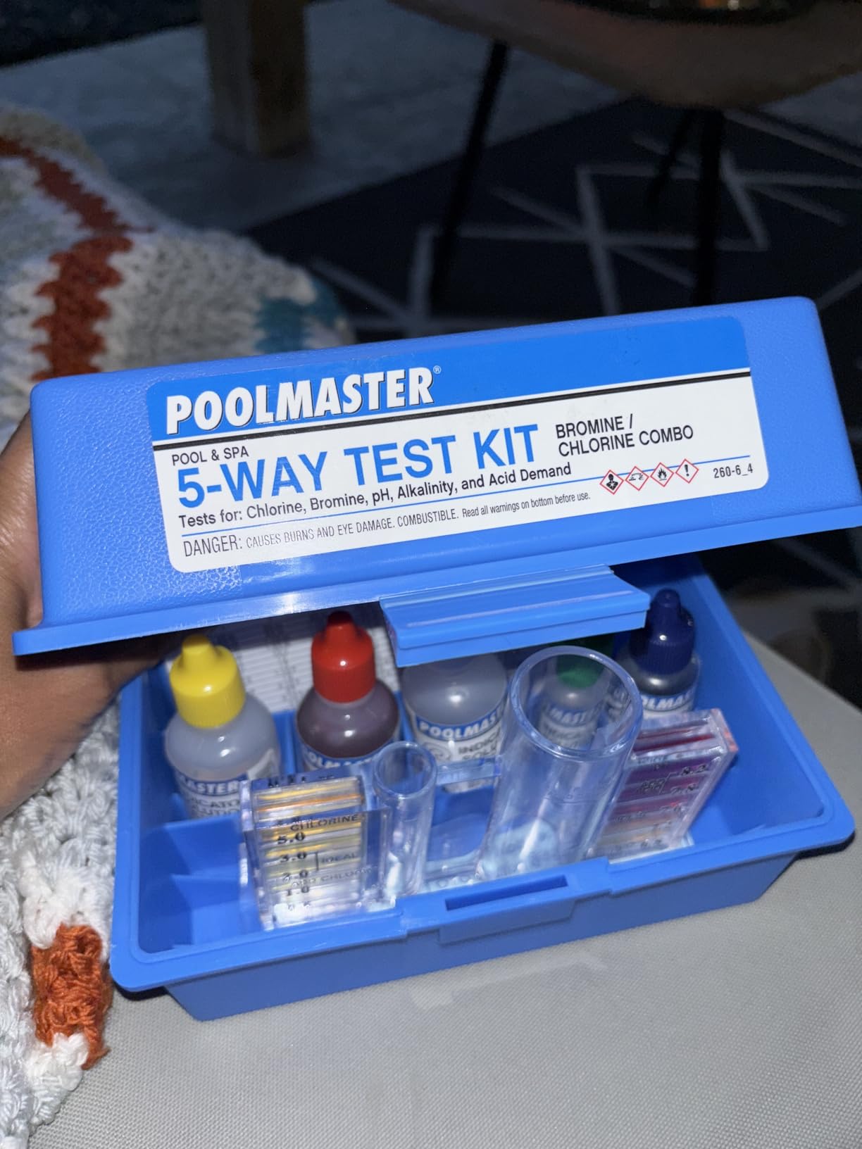 Poolmaster 5-Way Pool & Spa Water Test Kit with Liquid Reagents customer photo 1