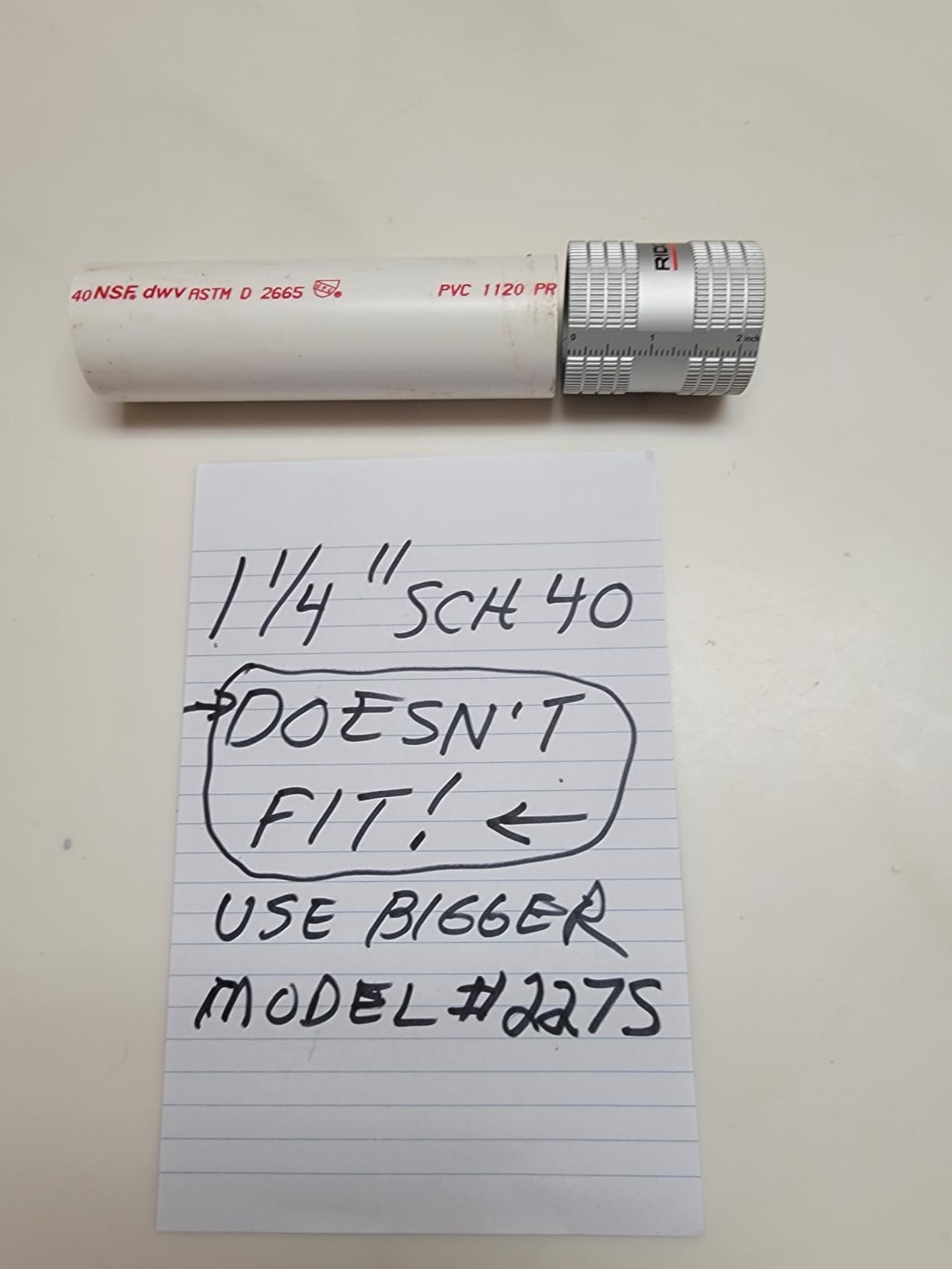 RIDGID 29983 Model 223S Inner/Outer Tubing and Pipe Reamer for 1/4