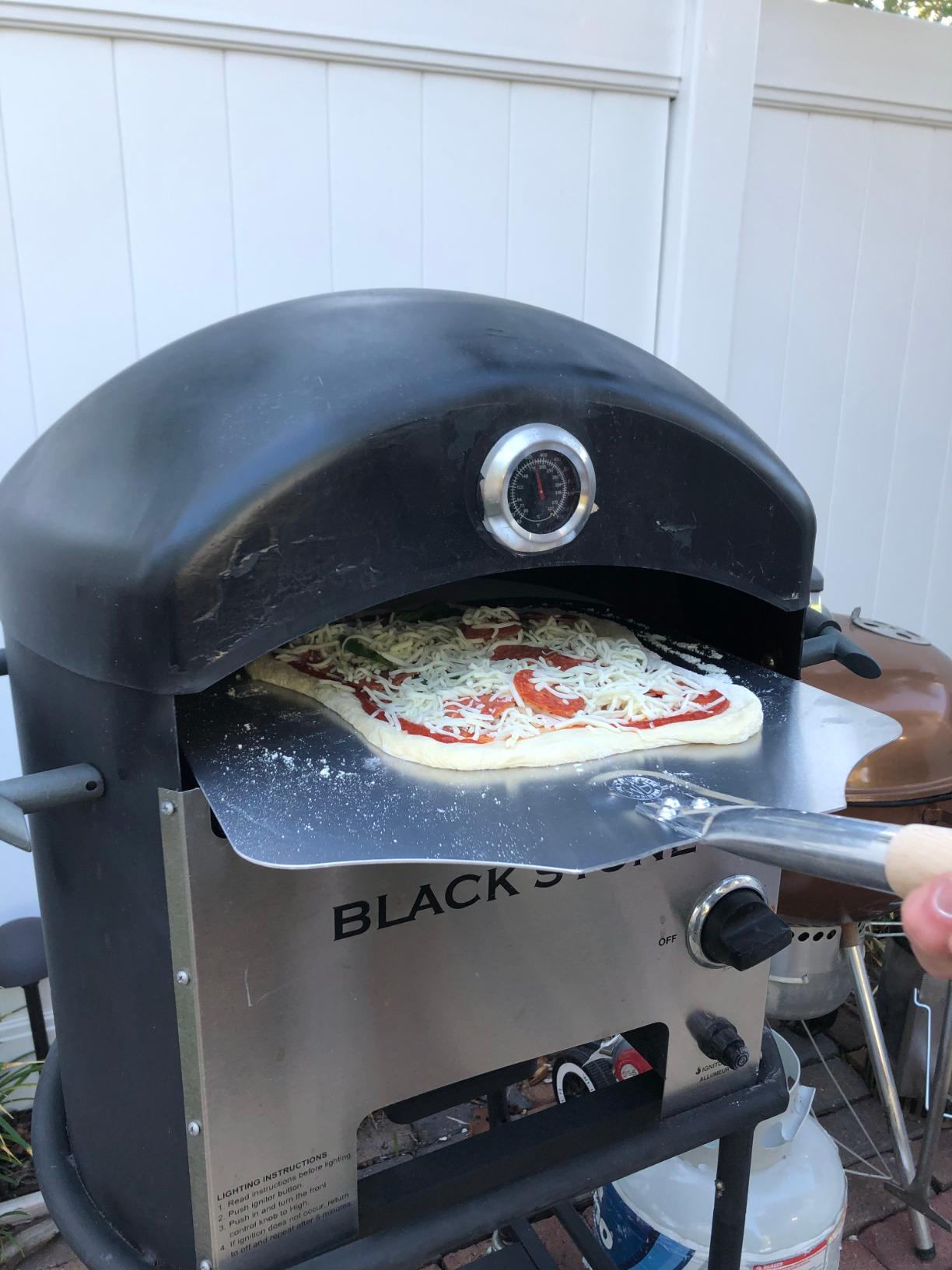 American METALCRAFT, Inc. 16' x 18' Aluminum Pizza Peel with 12' Wood Handle 3016, 30-Inch, Silver customer photo 1