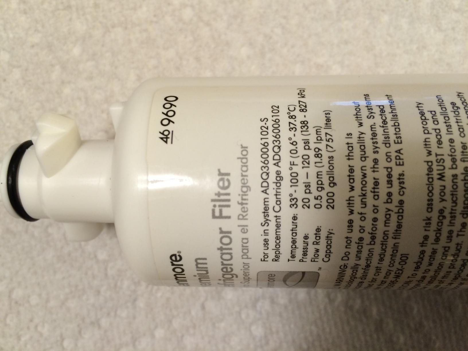 LG LT700P - 6 Month / 200 Gallon Capacity Replacement Refrigerator Water Filter (NSF42 and NSF53) ADQ36006101, ADQ36006113, ADQ75795103, or AGF80300702, White, Single customer photo 2