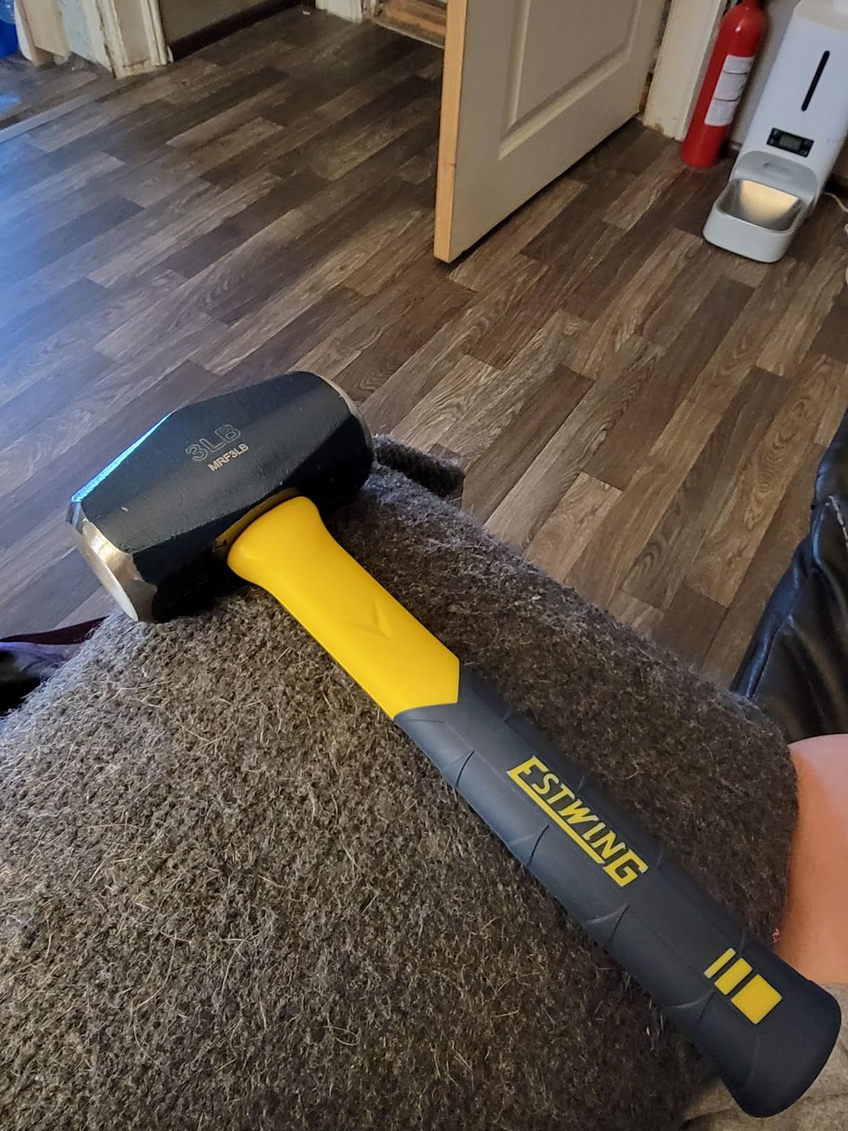 ESTWING Sure Strike Drilling/Crack Hammer, 3lb Hand Sledge, MRF3LB customer photo 1