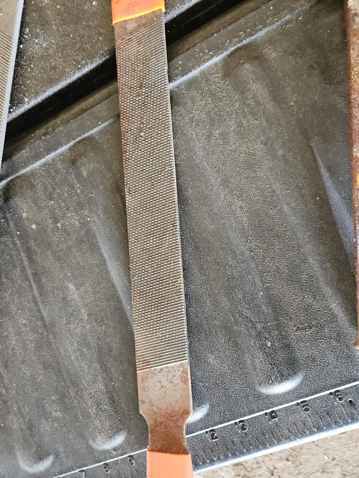 Nicholson Farrier Rasp File, American Pattern, Rasp Cut, Rectangular, 14