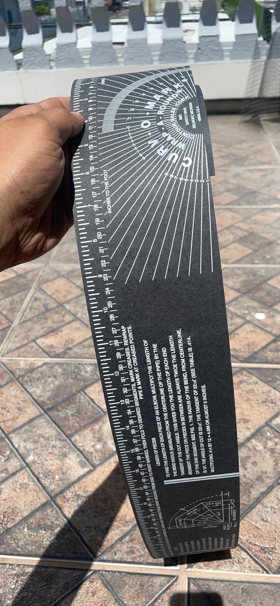 Jackson Safety Pipe Measuring Tool - Wrap-A-Round Tape Pipe Fitting Tool (Multiple Sizes and Heat Ratings) customer photo 1
