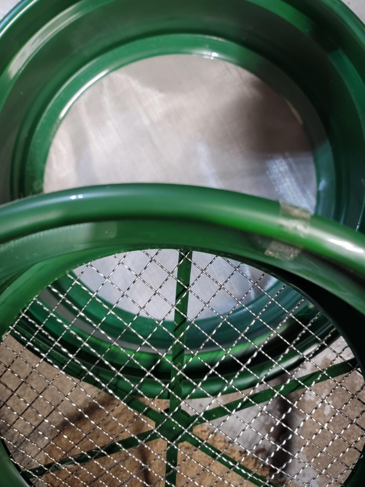 SE 9-Piece Patented 13.25-Inch Wide Stackable Sifting Pan Set for Gold Prospecting with Stainless Steel Mesh - GP2-9 SET customer photo 1