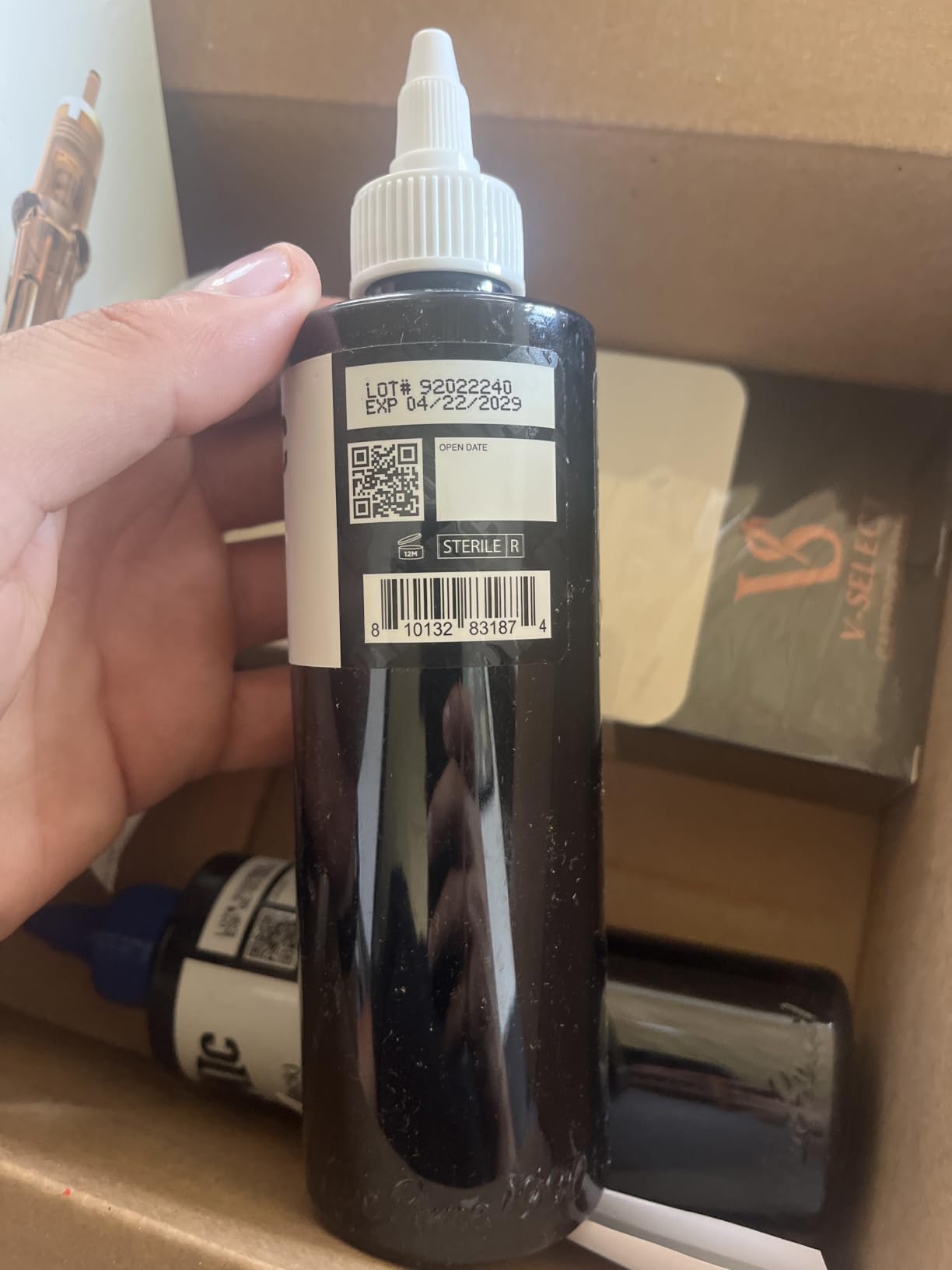 Dynamic Color Black Tattoo Ink, Made in USA Since 1990, 8 oz customer photo 1