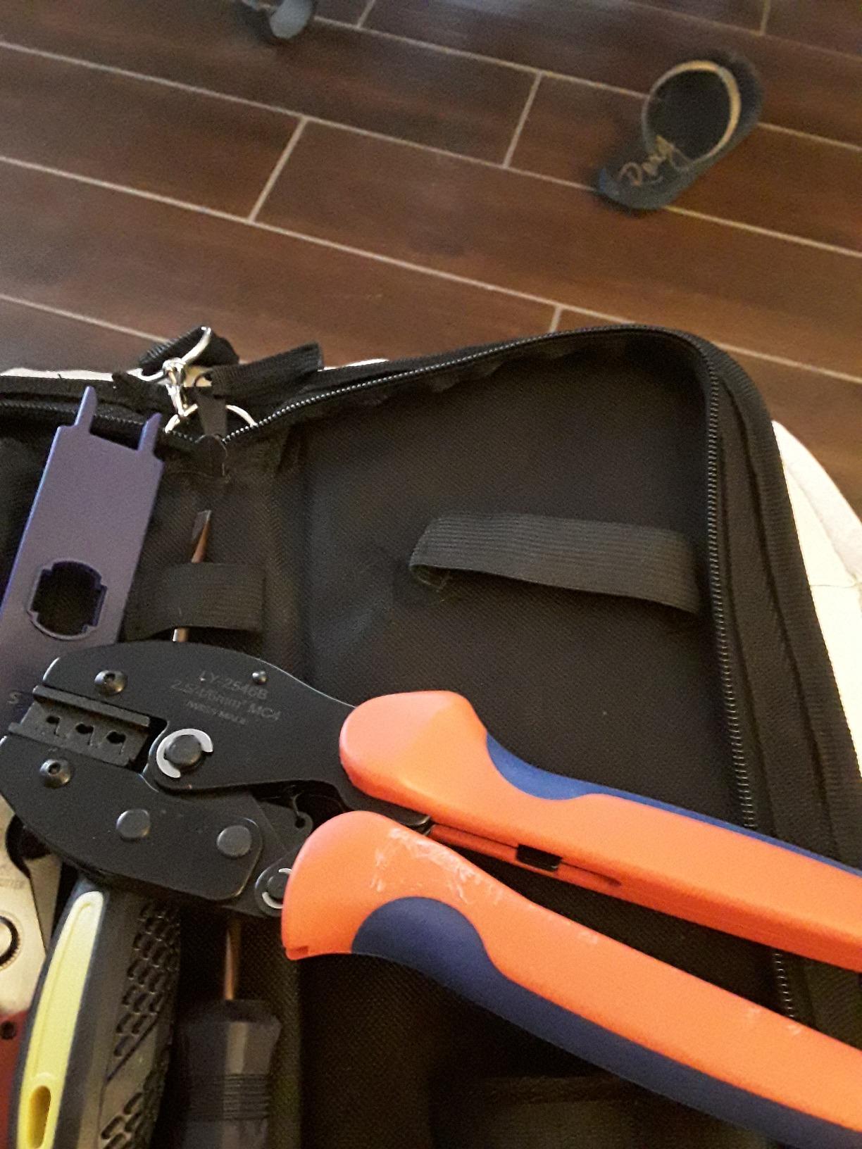iCrimp Solar PV Panel Crimping Tool Kit, c/w Solar Connector Crimper works for AWG14-10,2.5/4/6mm², Solar Connectors, Wire Cable Cutter, Solar Spanner Wrench, All in One Oxford Bag customer photo 1