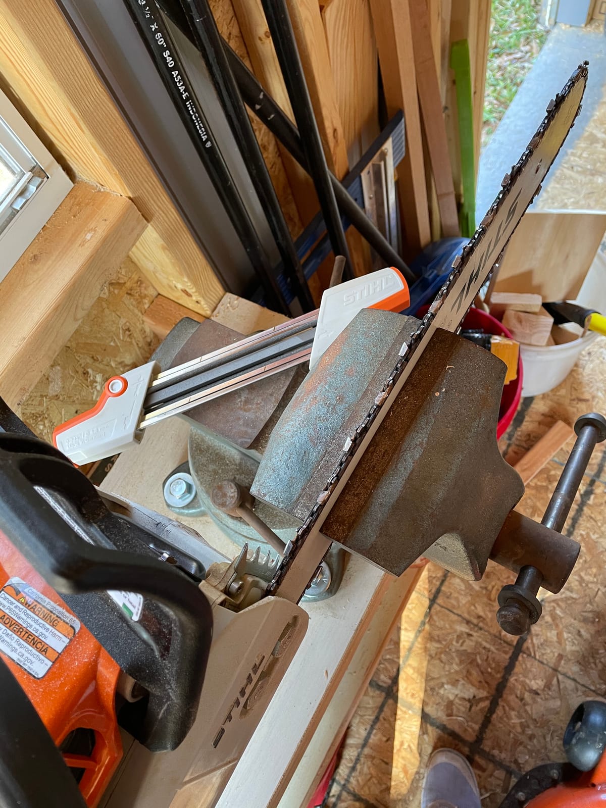 Stihl 2 IN 1 EASY FILE CHAINSAW CHAIN SHARPENER .325
