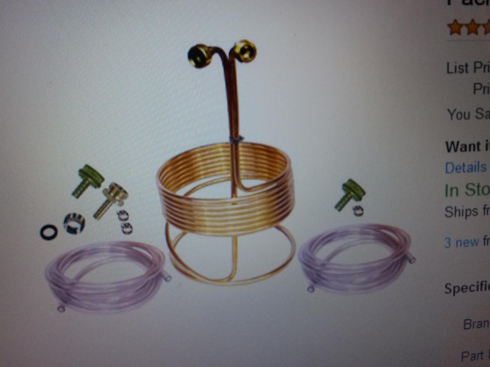 HomeBrewStuff 25' Copper Immersion Wort Chiller - Deluxe Package with 2X 12' Hoses, Fittings, and Faucet Adapter customer photo 2