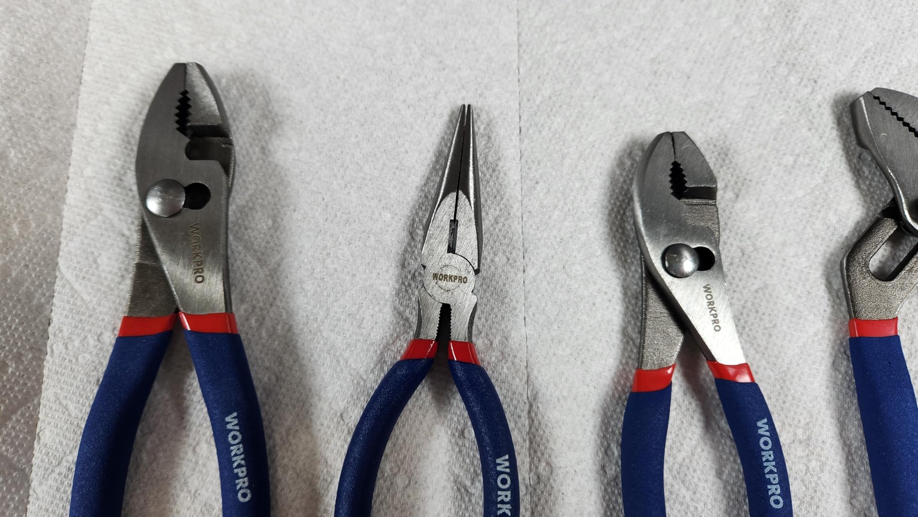 WORKPRO 7-Piece Pliers Set, Pliers Tool Set with Comfort Grip, Blue customer photo 2