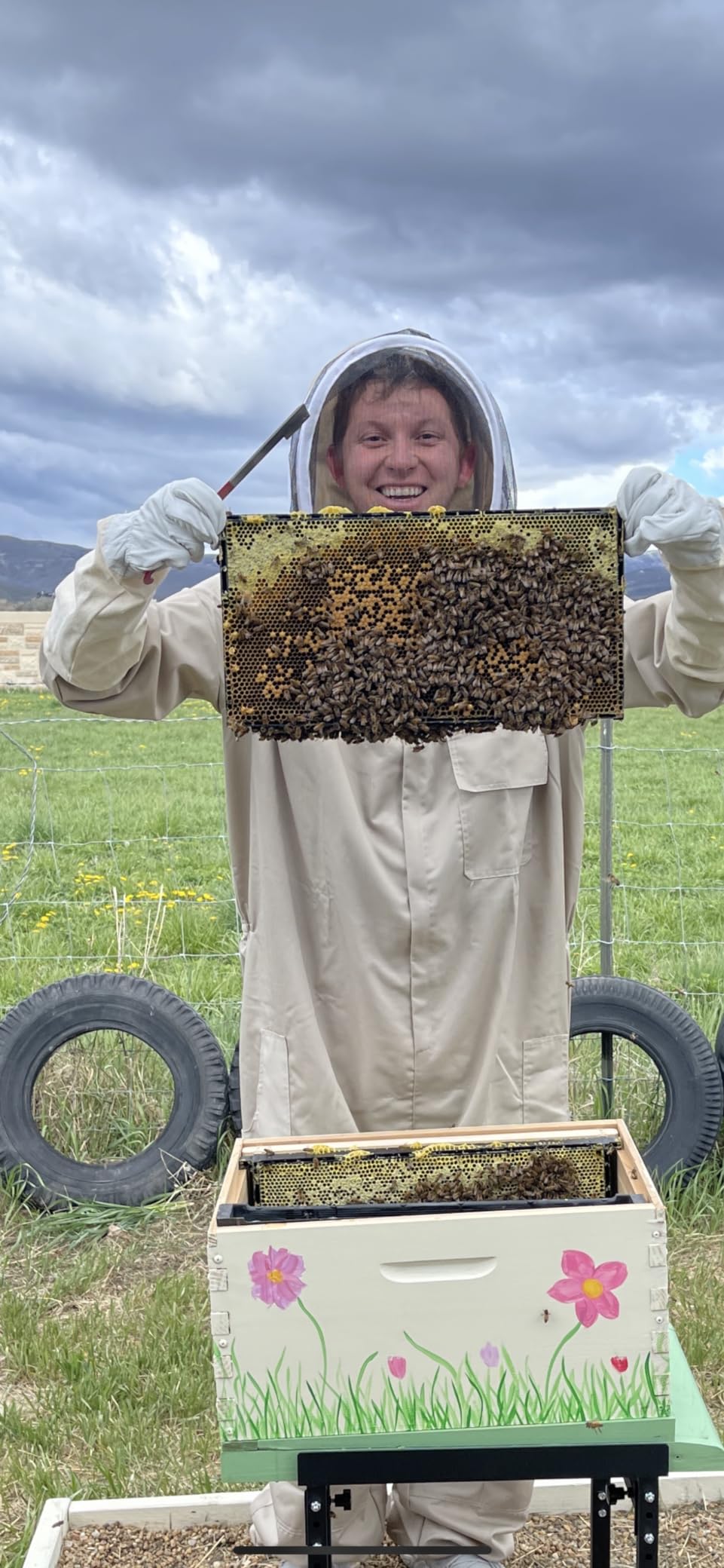 KINGLAKE Steel J Hook Bee Hive Tool Frame Lifter and Scraper,Beekeeping Equipment, 10-1/2-Inch customer photo 1
