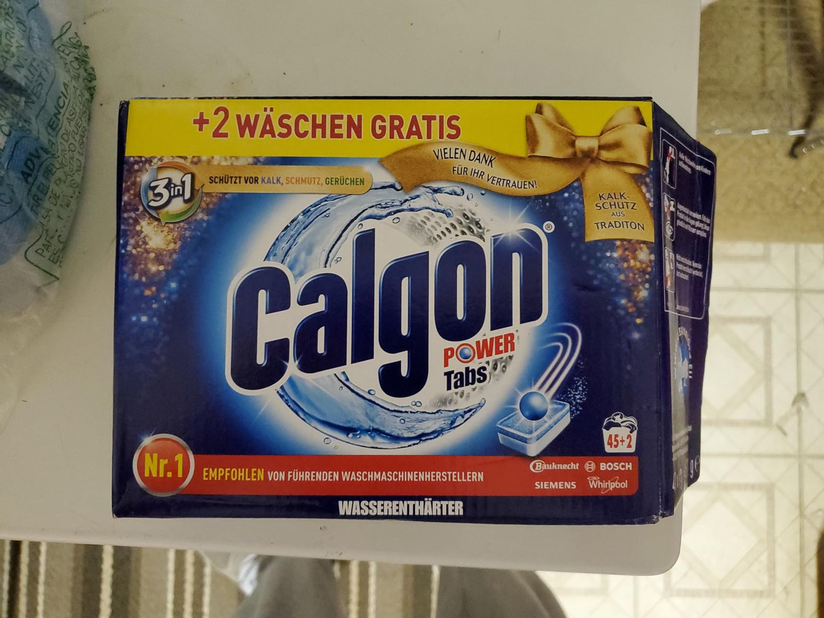 Calgon Tablets 3-In-1 Water Softener, 45 Tablets customer photo 2