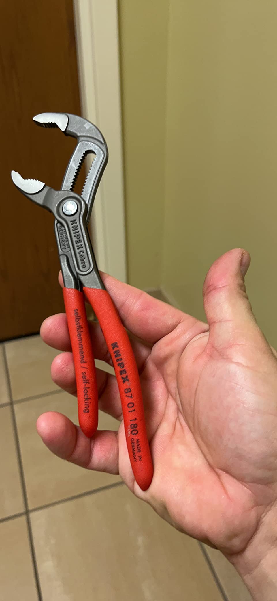 Knipex 00 31 20 V01 US Cobra Pliers Set (2 Piece) customer photo 1