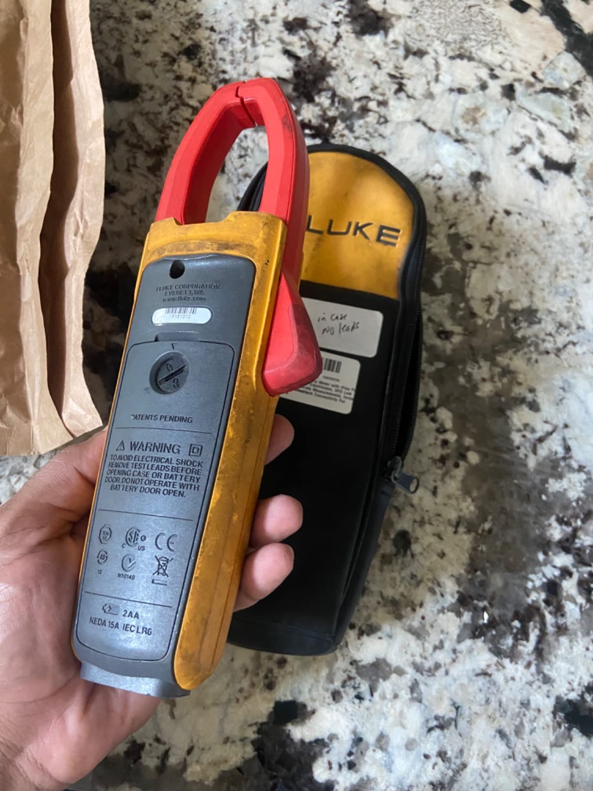 Fluke - FLUKE-376 FC 376 FC 1000A Ac/Dc TRMS Wireless Clamp W/Iflex customer photo 1