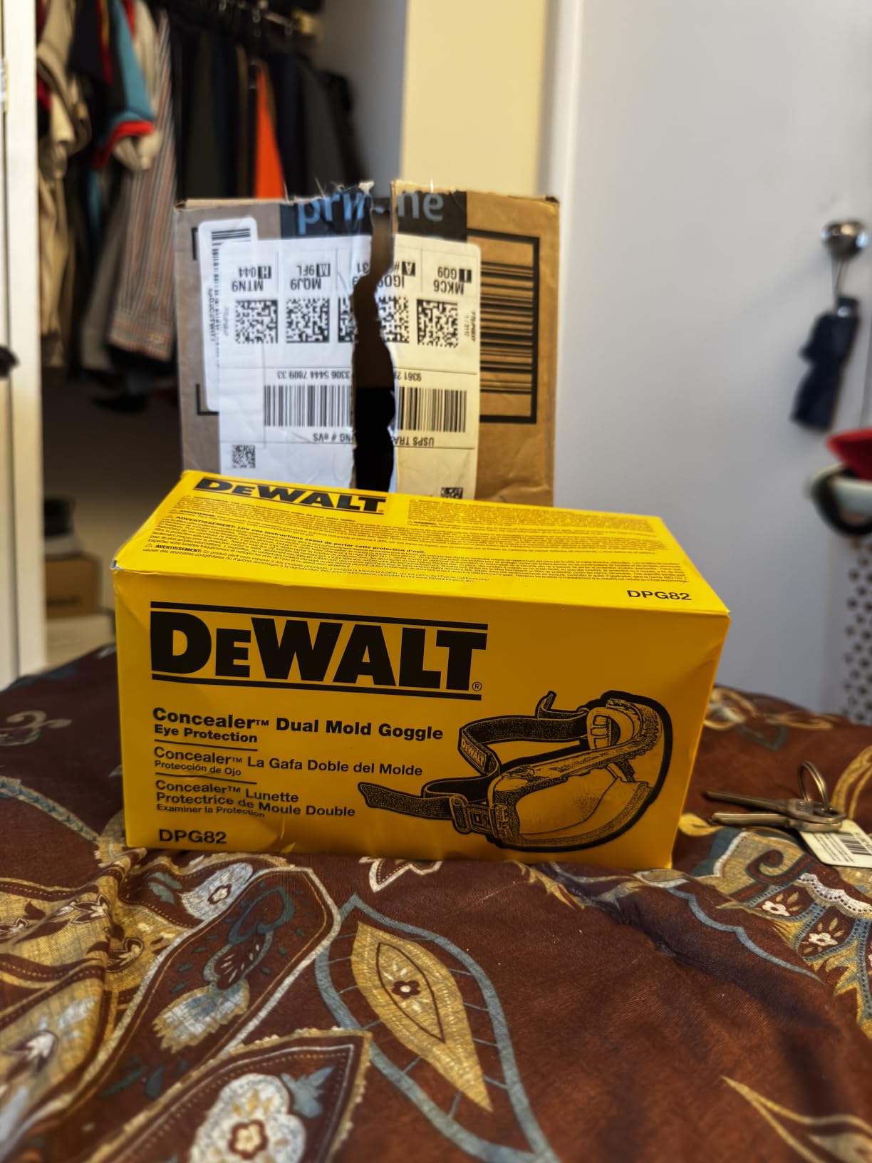 Dewalt DPG82 Concealer Anti-Fog Dual Mold Safety Goggle - 1 Pair customer photo 1