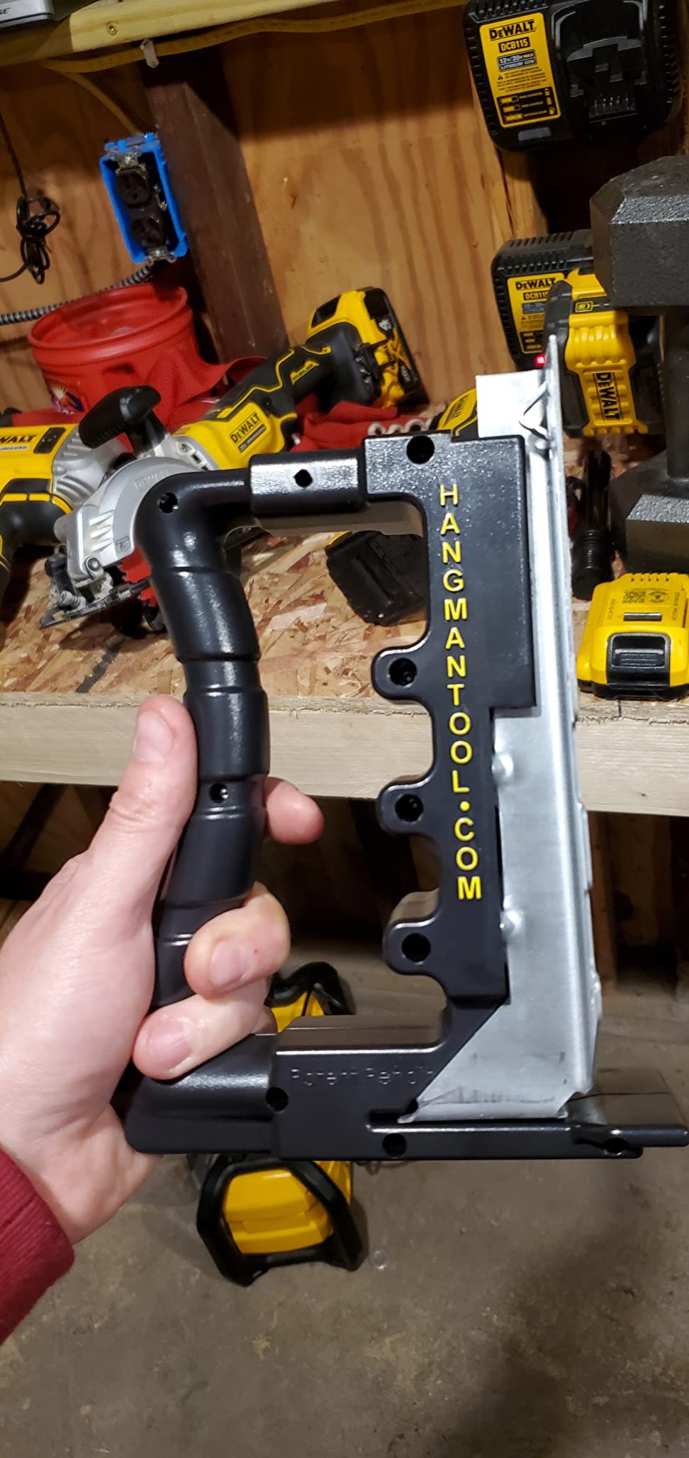 Joist Hanger Installation Jig for 2x6 2x8 2x10 2x12 Joist Hangers | Deck Building Tools for Fast Installation | Precise Deck Framing and Construction Aid customer photo 1