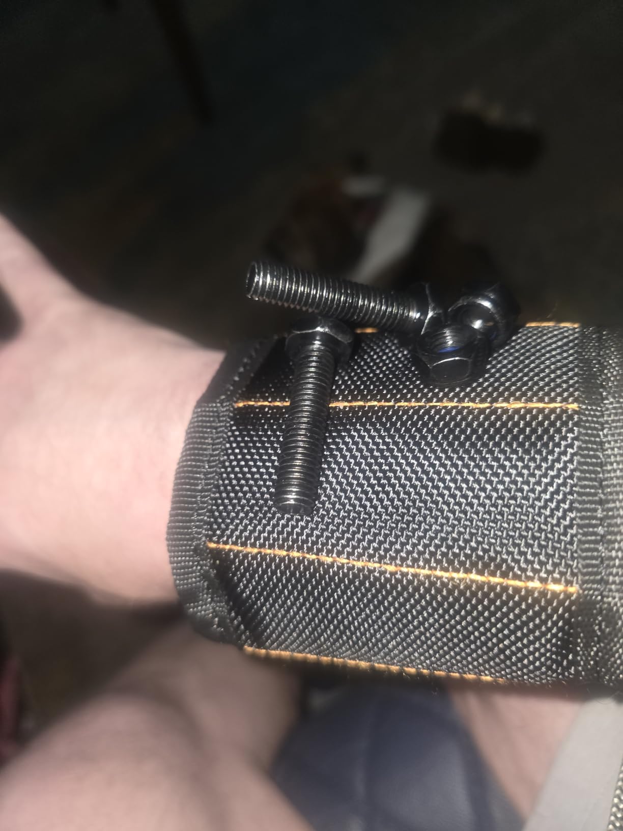 RAK Magnetic Wristband for Tools - Premium Tool Belt for Holding Screws Nails with Powerful Magnets, Birthday Gifts for Men, Cool Gadgets Stuff Gifts for Dad, Husband, Grandpa, Handyman, Him customer photo 1