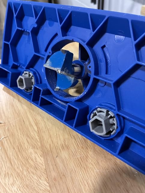 Kreg Concealed Hinge Jig - 35mm Cup Drilling Jig - Adjustable Cabinet Door Installation Tool - KHI-Hinge customer photo 2