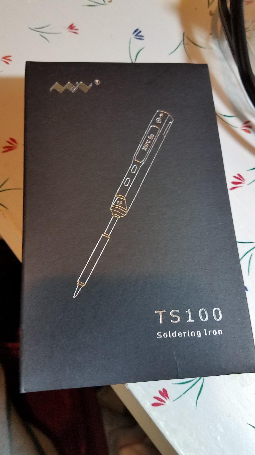 Original TS101 Soldering Iron Station Kit Upgraded from TS100 DC 65W PD 45W Power Programmable Smart Mini Electric Portable Soldering Pen with B2 Solder Tip USB Type C Cable customer photo 2