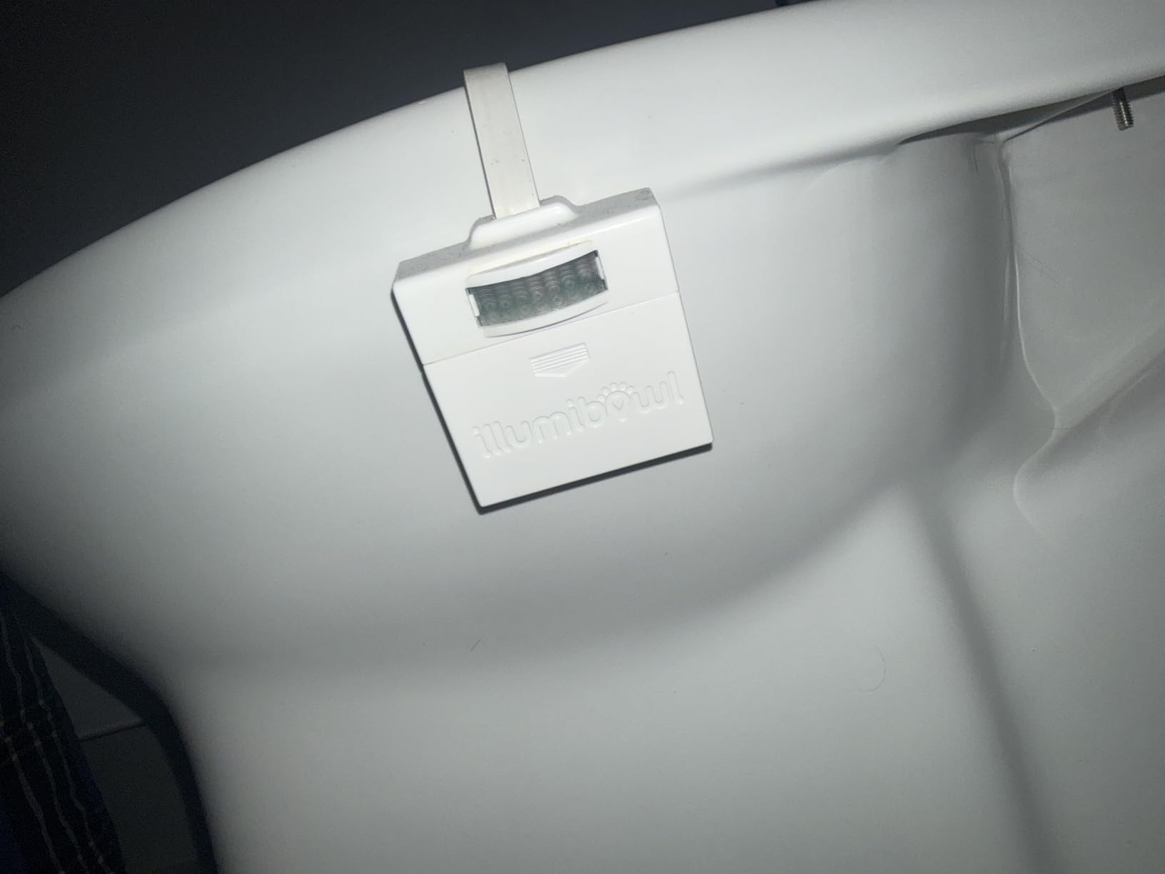 IllumiBowl Toilet Night Light - (As Seen On Shark Tank) Motion Activated, Multi-Color, Universal Fit customer photo 1
