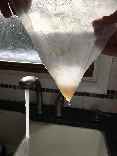 Maple Syrup Filter Set - 1 Qt. (3 pieces) - One Heavy Duty Synthetic Filter and Two Pre Filters - REUSABLE – Perfect Size for at Home Sugaring (1 Quart). Made in USA customer photo 2