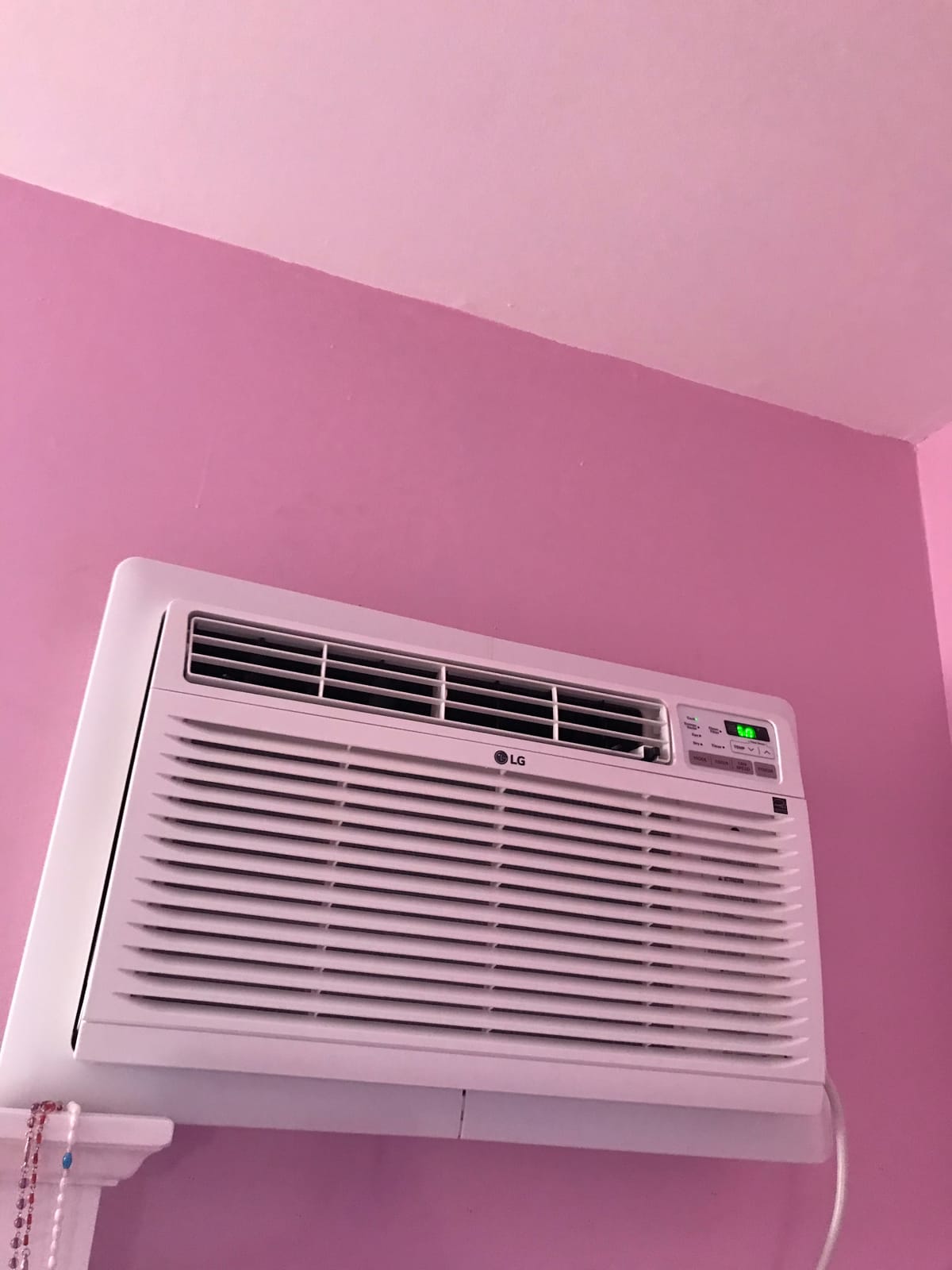 LG 7,800 BTU Through the Wall Air Conditioner, 115V, AC Wall Unit for Rooms up to 330 Sq. Ft., Perfect for Bedroom or Office, Wall Mounted AC Unit with Remote and 3 Cool & Fan Speeds, White customer photo 2