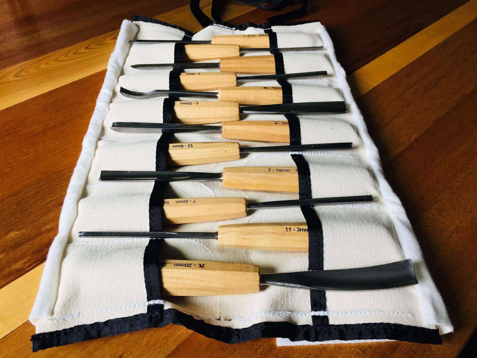 Schaaf Wood Carving Tools 12-pc Wood Chisel Set with Gouges, Cr-V 60 Steel customer photo 2