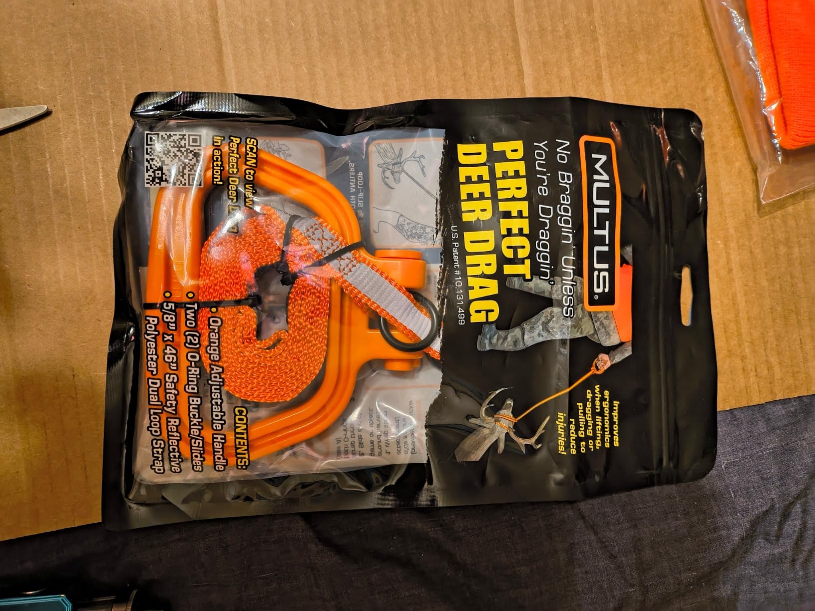 MULTUS Deer Drag Rope & Strap - Heavy Duty Deer Puller for Hunting - Unique Gifts for Hunters, Dad, Men Who Have Everything - Hunting Essentials & Accessories customer photo 2