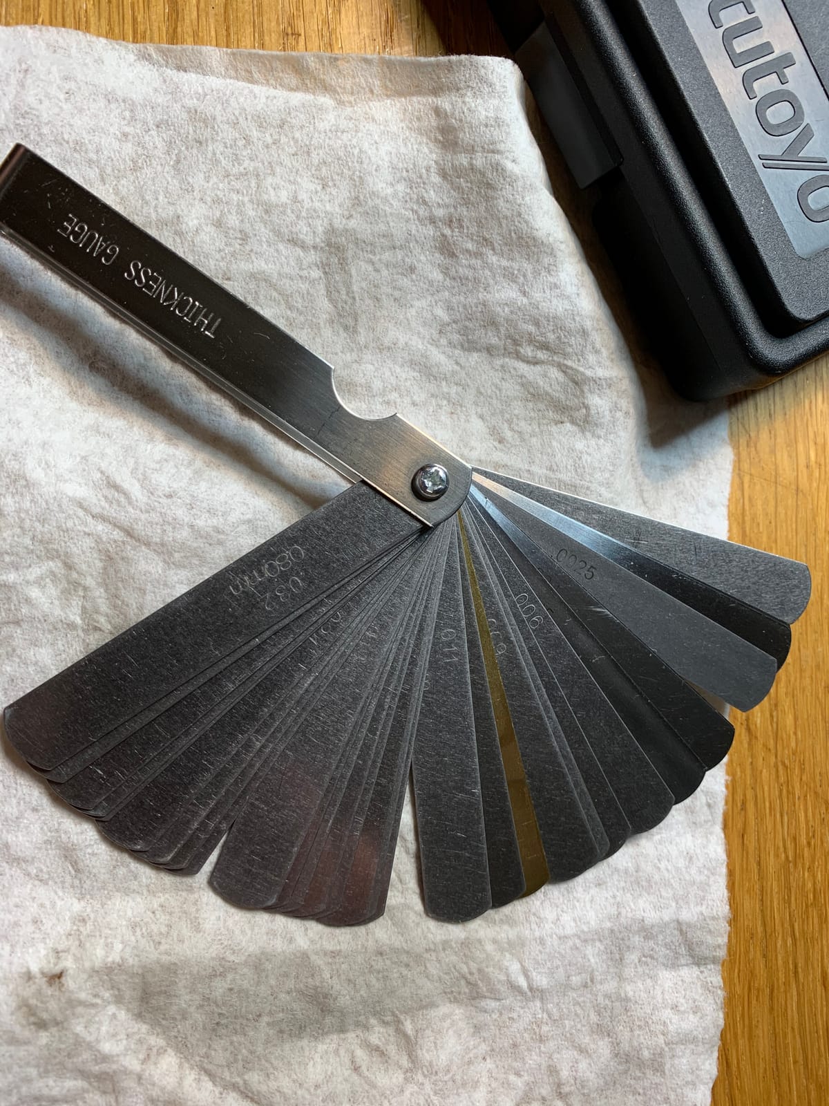 32 Stainless Steel Blades Feeler Gauge Dual Marked Metric and Imperial Gap Gauge customer photo 1