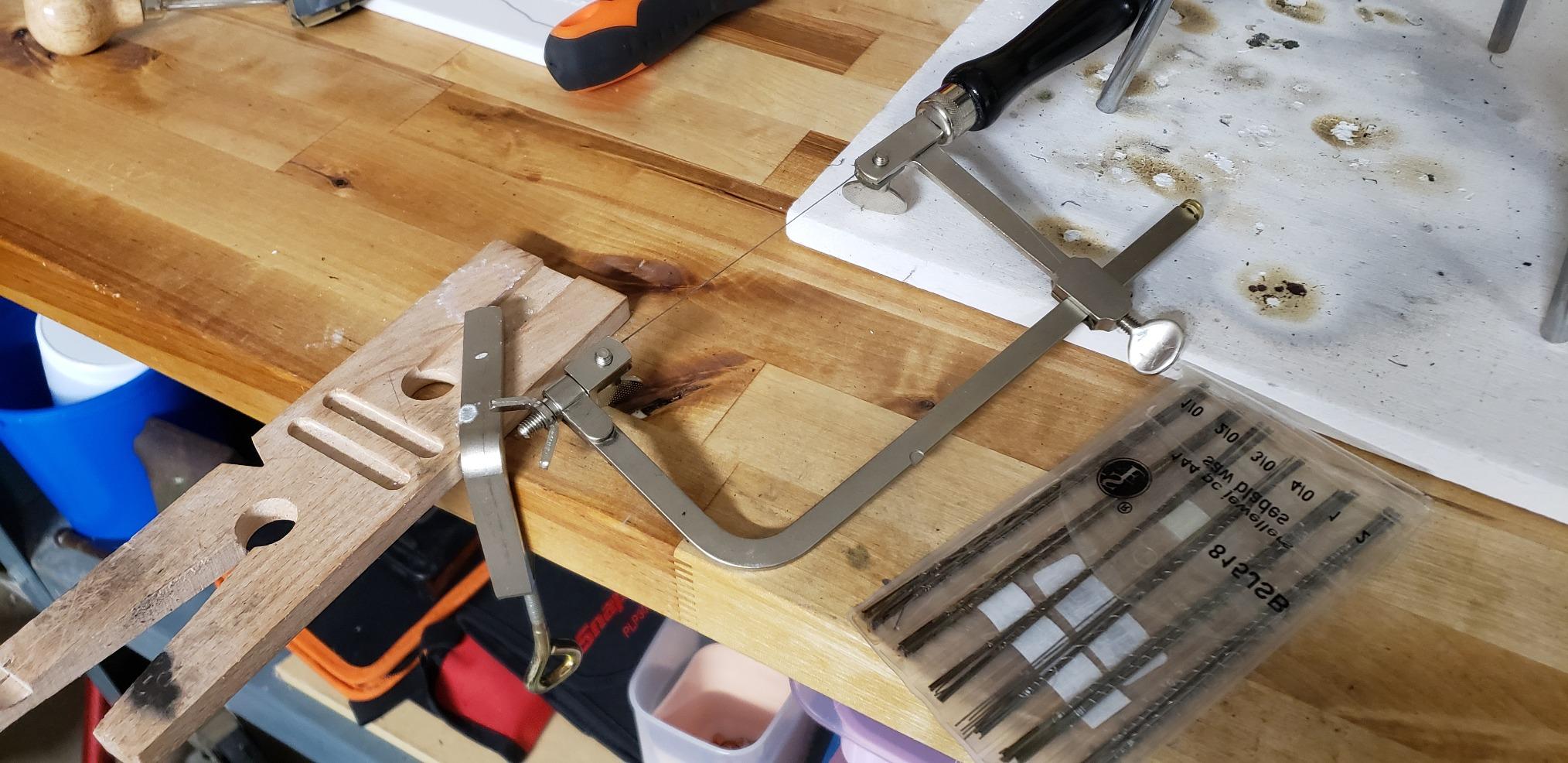 SE 3-in-1 Professional Jeweler's Saw Set - Saw Frame, 144 Blades, and V-Slot Bench Pin with Clamp - Versatile Tools for Precise Jewelry Making customer photo 2